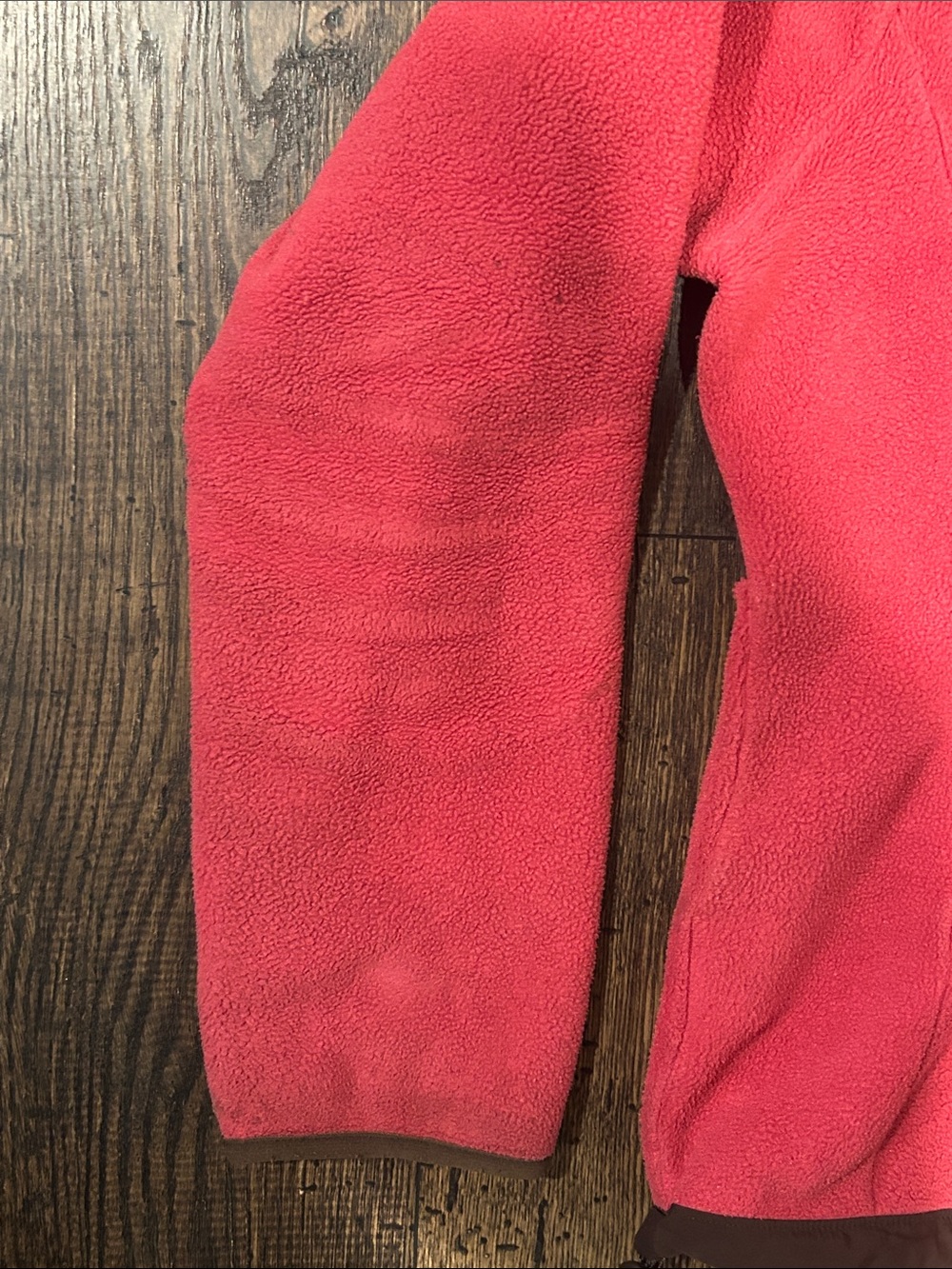 The North Face Pink and Brown Denali Fleece Zip-Up - Picture 5 of 8